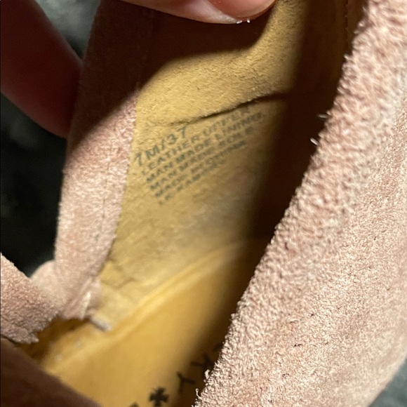 Lucky Brand Pink Suede bootie, shootie, shoes READ for sizing - Picture 5 of 10